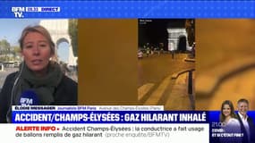 Une conductrice ayant fait usage de gaz hilarant percute 5 piétons sur les Champs-Élysées