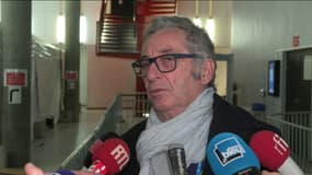 Éric Mouzin, père d'Estelle, le 14 décembre 2023 à la sortie du procès de Monique Olivier