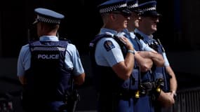 Des policiers néo-zélandais.