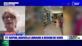 Sophie Da Silva, a mis en place une cagnotte en ligne pour aider à reprendre une librairie à Nemours