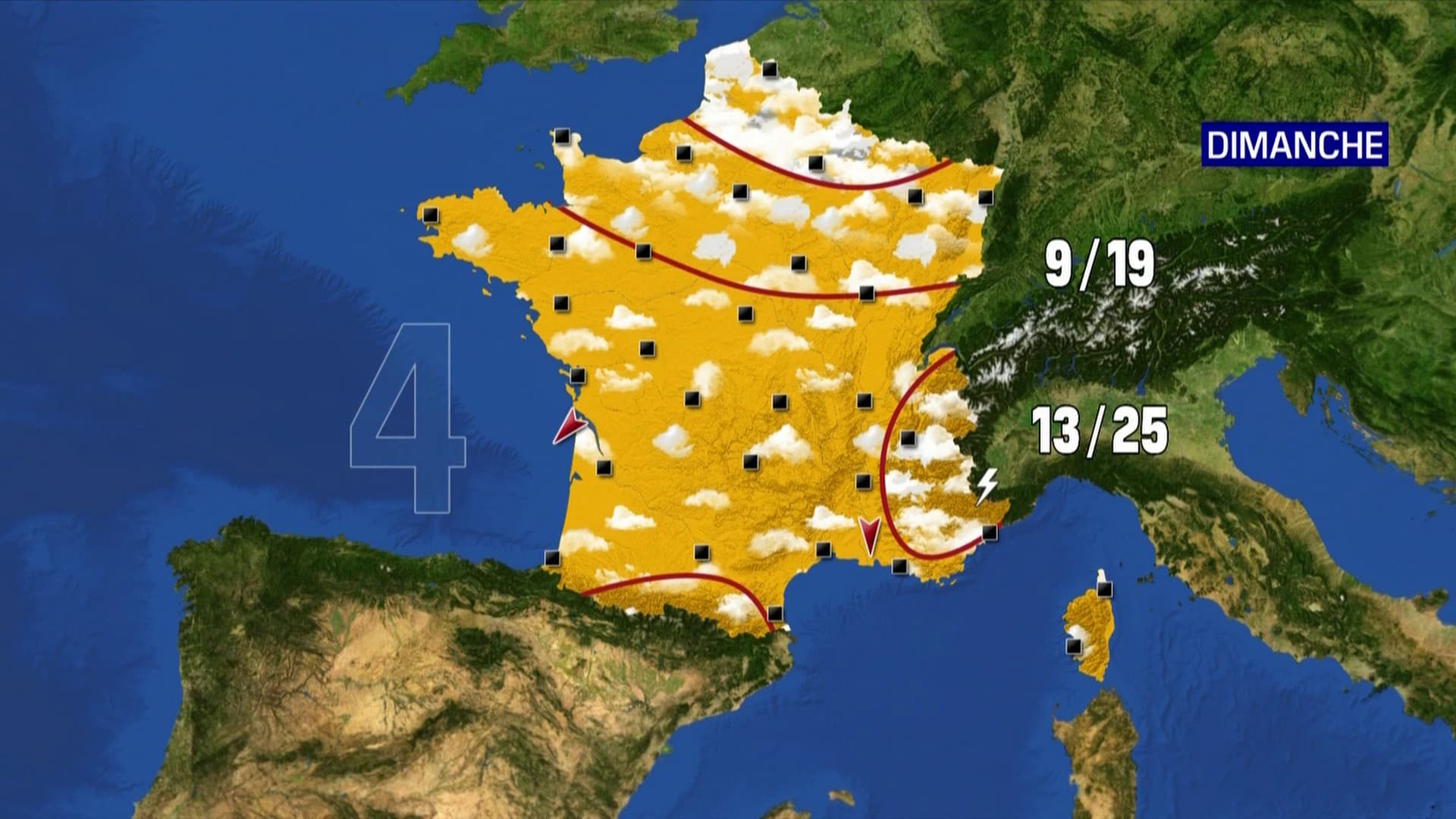Météo dimanche 29 mai