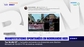 Motion de censure rejetée: des manifestations spontanées en Normandie lundi