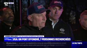 Pont effondré à Baltimore: "Nous recherchons encore 7 personnes", déclare le chef de la police