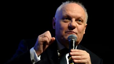 Le président de L’Union populaire républicaine (UPR), François Asselineau, le 5 avril 2017 à Paris