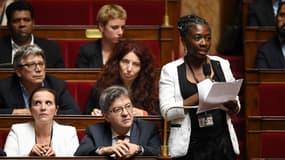 La députée de la France insoumise Danièle Obono à l'Assemblée le 24 octobre 2017.