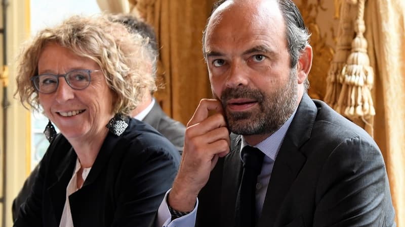 La ministre du Travail Muriel Pénicaud et le Premier ministre Édouard Philippe.