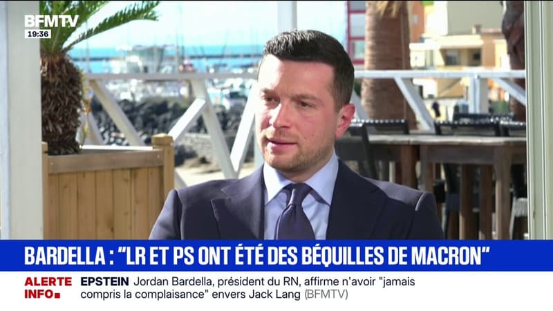 Jordan Bardella estime qu'il y a une "déconnexion" entre les dirigeants de LR et "le peuple de droite"