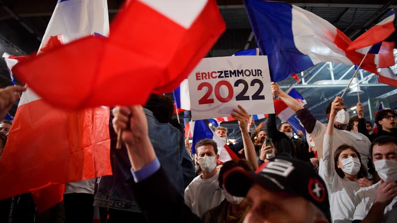 Personnes présentes au meeting d'Éric Zemmour le 5 décembre 2021 à Villepinte 