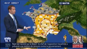 Météo : ciel nuageux au nord et à l'ouest du pays