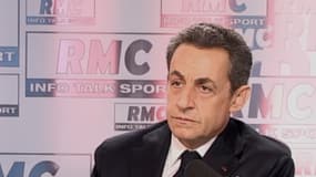 Nicolas Sarkozy, invité de Jean-Jacques Bourdin sur RMC le 8 mars 2012.