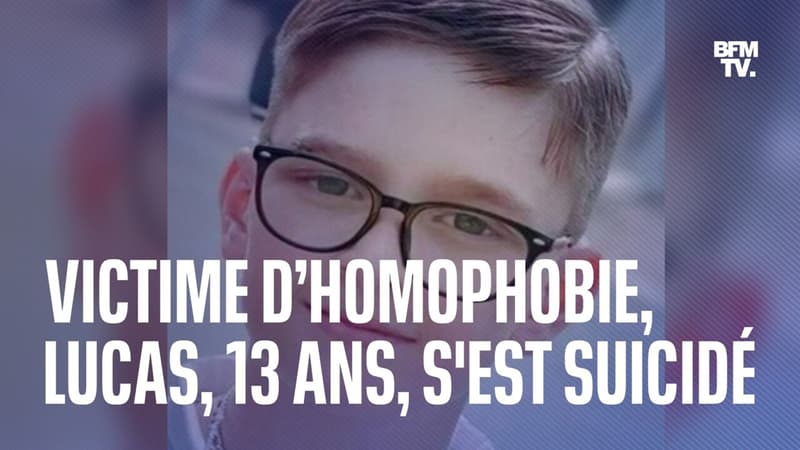 Victime d'homophobie, Lucas, 13 ans, s'est suicidé