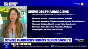 Grève des pharmacies: 90% des officines fermées dans les Bouches-du-Rhônes