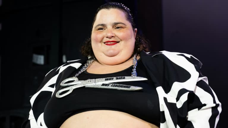 La DJ française Barbara Butch au festival Rock en Seine, le 25 août 2024 à Saint-Cloud, près de Paris