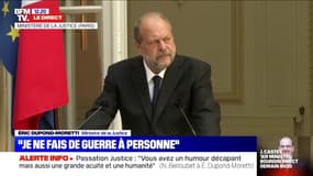 Eric Dupond-Moretti: "Mon ministère sera celui de l'antiracisme et des droits de l'Homme"