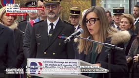 "L'absence est immense, le choc est intact": la fille de Manuel Dias, mort le 13 novembre 2015 au stade de France, s'exprime lors de la cérémonie de commémoration 