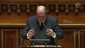 Éric Dupond-Moretti, sur l'inscription de l'IVG dans la Constitution: "On n'écrit pas la Constitution seulement pour le présent, mais d'abord et surtout pour l'avenir" 