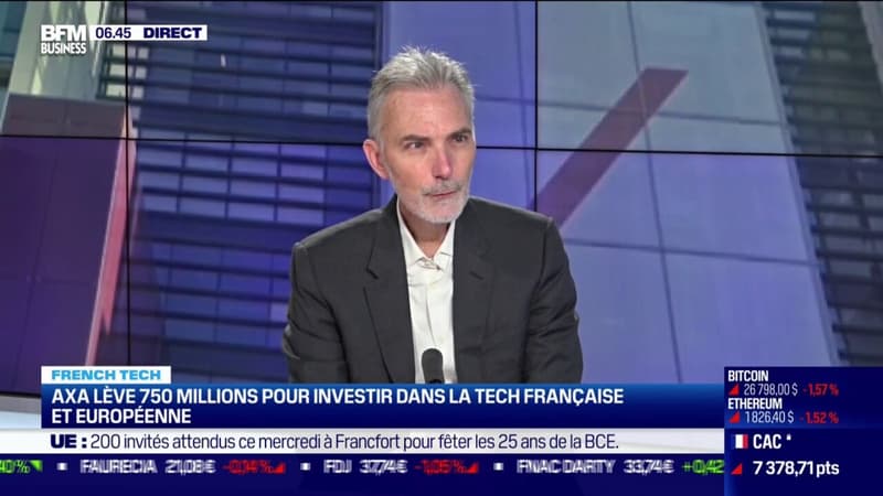 Axa lève 750 millions pour investir dans la tech française et européenne