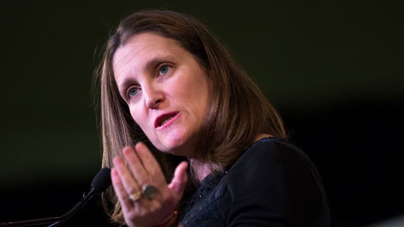 Chrystia Freeland, ministre canadienne des Affaires étrangères (photo d'illustration)