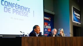 John Textor et Jean-Michel Aulas
