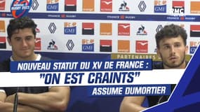 XV de France : "On est craints, sans prétention", assume Dumortier 