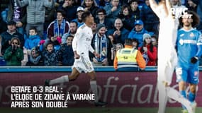 Real: L'éloge de Zidane à Varane après son doublé à Getafe