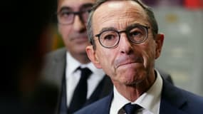 Le nouveau ministre de l'Intérieur, Bruno Retailleau, à La Courneuve, en Seine-Saint-Denis, le 23 septembre 2024