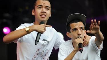 Bigflo et Oli au festival des Vieilles Charrues, le 18 juillet 2015