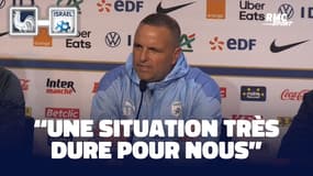 France - Israël : "Difficile... un terme à utiliser pour les gens qui se battent pour ramener la paix", lance le sélectionneur israélien