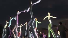 L'installation Brain Dance de Romain Tardy est au programme de cette 25e édition de la Fête des lumières de Lyon.