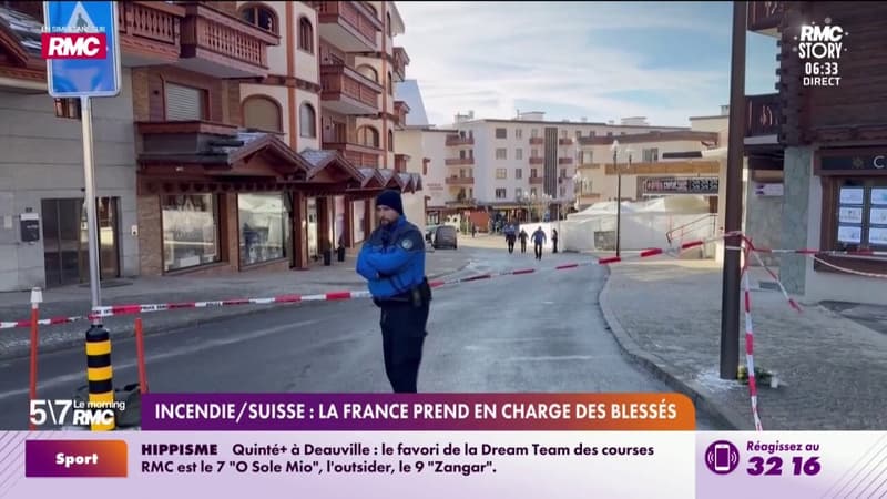 Incendie d'un bar en Suisse : la France prend en charge des blessés