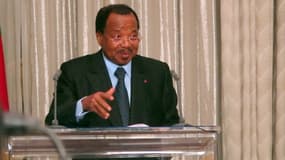 Le président du Cameroun Paul Biya, le 19 avri 2013