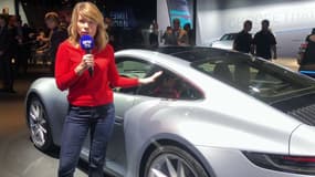 La journaliste de BFM Auto, Pauline Ducamp, nous fait découvrir la nouvelle Porsche 911, dévoilée au salon de Los Angeles.