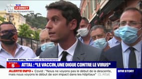 Gabriel Attal: "Si nous n'avions pas le pass sanitaire, (...) nous aurions probablement dû refermer" certains lieux