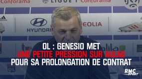 OL : Genesio met une petite pression sur Aulas pour sa prolongation de contrat