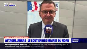 Enseignant tué à Arras: le maire de la commune remercie "les maires de France" et "les pouvoirs publics"