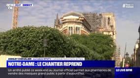 Notre-Dame: le chantier reprend - 27/04