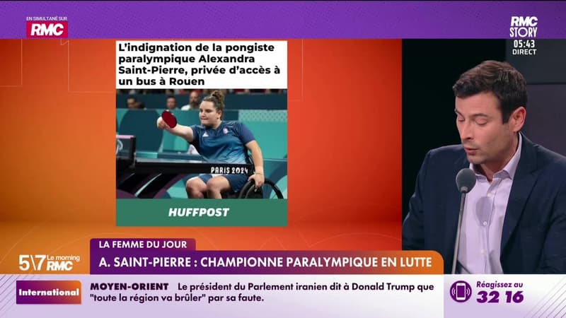 Le Portrait d'Antoine Salva : Alexandra Saint-Pierre, championne paralympique en lutte - 06/04