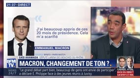 Macron: Changement de ton ?