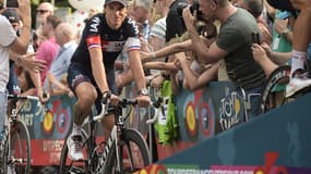 Sylvain Chavanel sous le maillot de l'équipe IAM
