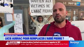 Lyon: ils ont remplacé l'Abbé Pierre par Lucie Aubrac sur la fresque des Lyonnais