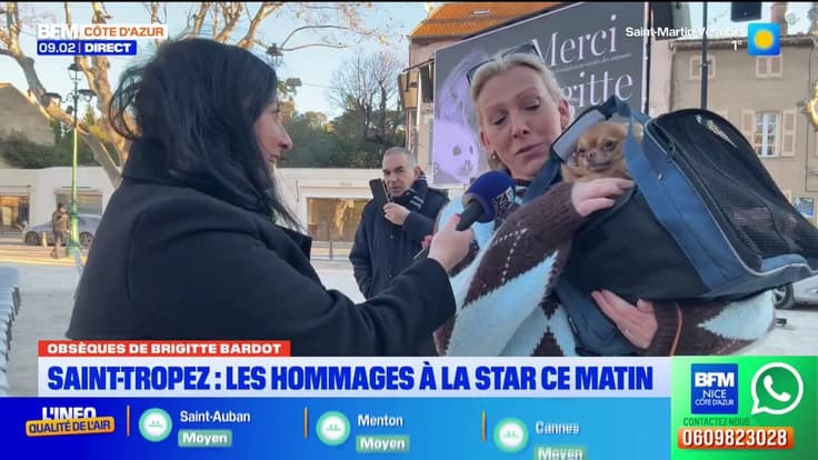 Obsèques de Brigitte Bardot : les hommages à la star ce matin à Saint-Tropez