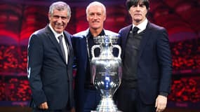 Didier Deschamps entre les sélectionneurs portugais et allemand