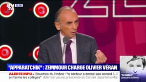 "Apparatchik": Zemmour charge Olivier Véran et affirme avoir "plutôt envie" d'être candidat