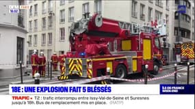 18e: une explosion à Paris fait cinq blessés