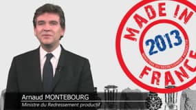 Arnaud Montebourg, "ministre de l'hospitalité industrielle", pour ses voeux 2013