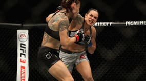 Cris Cyborg et Amanda Nunes 