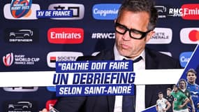 XV de France : "Galthié doit faire un debriefing et appeler à l'union sacrée" estime Saint-André