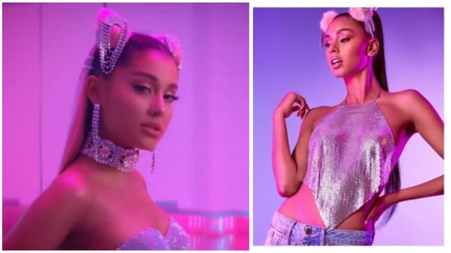 Ariana Grande dans le clip de "7 Rings" / La campagne Forever 21