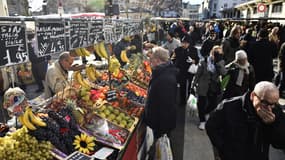 Le marché d'Aligre, à Paris (12e)