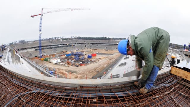Les ouvriers de Vinci Construction ont cessé le travail